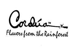 CORDUA FLAVORS FROM THE RAINFOREST trademark