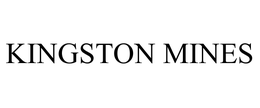 KINGSTON MINES trademark
