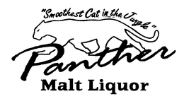 "SMOOTHEST CAT IN THE JUNGLE" PANTHER MALT LIQUOR trademark