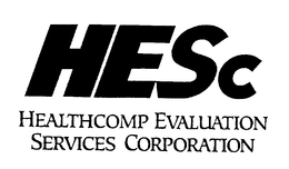 HESC HEALTHCOMP EVALUATION SERVICES CORPORATION trademark