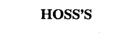 HOSS'S trademark