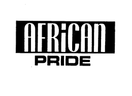 AFRICAN PRIDE trademark
