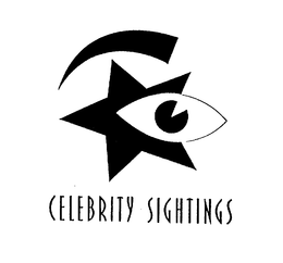 CELEBRITY SIGHTINGS trademark