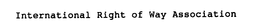 INTERNATIONAL RIGHT OF WAY ASSOCIATION trademark