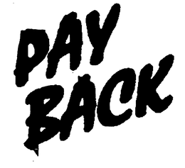 PAY BACK trademark