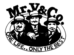MR. V&CO. ONE LIFE. ONLY THE BEST trademark