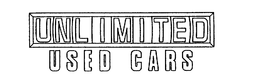 UNLIMITED USED CARS trademark