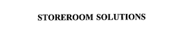 STOREROOM SOLUTIONS trademark