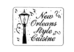 NEW ORLEANS STYLE CUISINE trademark