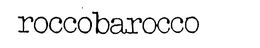 ROCCOBAROCCO trademark