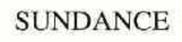 SUNDANCE trademark