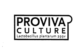 PROVIVA CULTURE LACTOBACILLUS PLANTARUM299V trademark