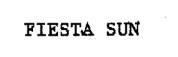 FIESTA SUN trademark