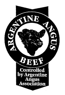 ARGENTINE ANGUS BEEF CONTROLLED BY ARGENTINE ANGUS ASSOCIATION trademark