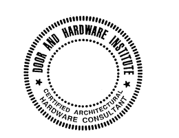 DOOR AND HARDWARE INSTITUTE CERTIFIED ARCHITECTURAL HARDWARE CONSULTANT trademark