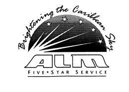 ALM FIVE*STAR SERVICE BRIGHTENING THE CARIBBEAN SKY trademark