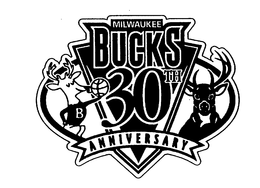 MILWAUKEE BUCKS 30TH ANNIVERSARY B trademark