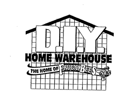 D.I.Y. HOME WAREHOUSE THE HOME OF FRUGALBEES trademark