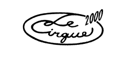 LE CIRQUE 2000 trademark