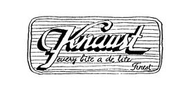 KNAUST EVERY BITE A DE LITE FINEST trademark