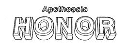 APOTHEOSIS HONOR trademark