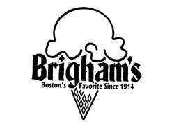 BRIGHAM'S. BOSTON'S FAVORITE SINCE 1914 trademark