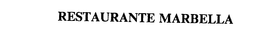 RESTAURANTE MARBELLA trademark