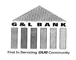 G & L BANK FIRST IN SERVICING OUR COMMUNITY trademark