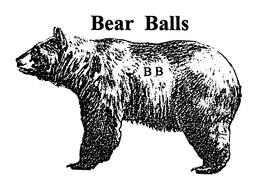 BEAR BALLS B B trademark