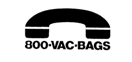 800 VAC BAGS trademark