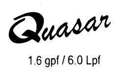 QUASAR 1.6 GPF / 6.0 LPF trademark