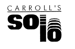 CARROLL'S SOLO trademark