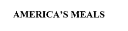 AMERICA'S MEALS trademark