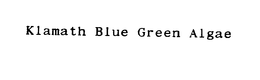 KLAMATH BLUE GREEN ALGAE trademark