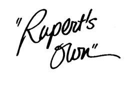 "RUPERT'S OWN" trademark