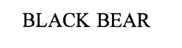 BLACK BEAR trademark