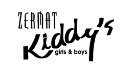 ZERMAT KIDDY'S GIRLS & BOYS trademark