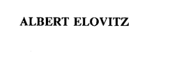 ALBERT ELOVITZ trademark