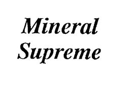MINERAL SUPREME trademark