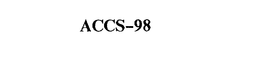 ACCS-98 trademark