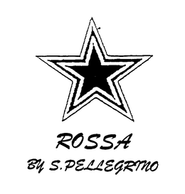 ROSSA BY S.PELLEGRINO trademark