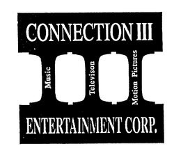 CONNECTION III ENTERTAINMENT CORP. MUSIC TELEVISION MOTION PICTURES trademark