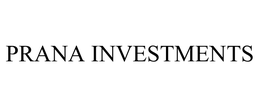 PRANA INVESTMENTS trademark