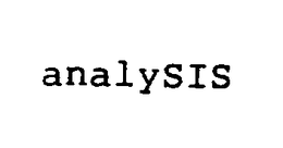 ANALYSIS trademark