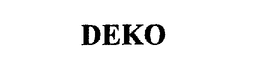 DEKO trademark