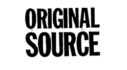 ORIGINAL SOURCE trademark