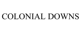 COLONIAL DOWNS trademark