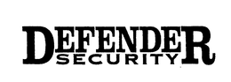 DEFENDER SECURITY trademark