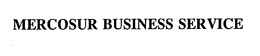 MERCOSUR BUSINESS SERVICE trademark
