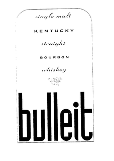 SINGLE MALT KENTUCKY STRAIGHT BOURBON WHISKEY 45% ALCVOL (90 PROOF) 740 MIL BULLEIT trademark